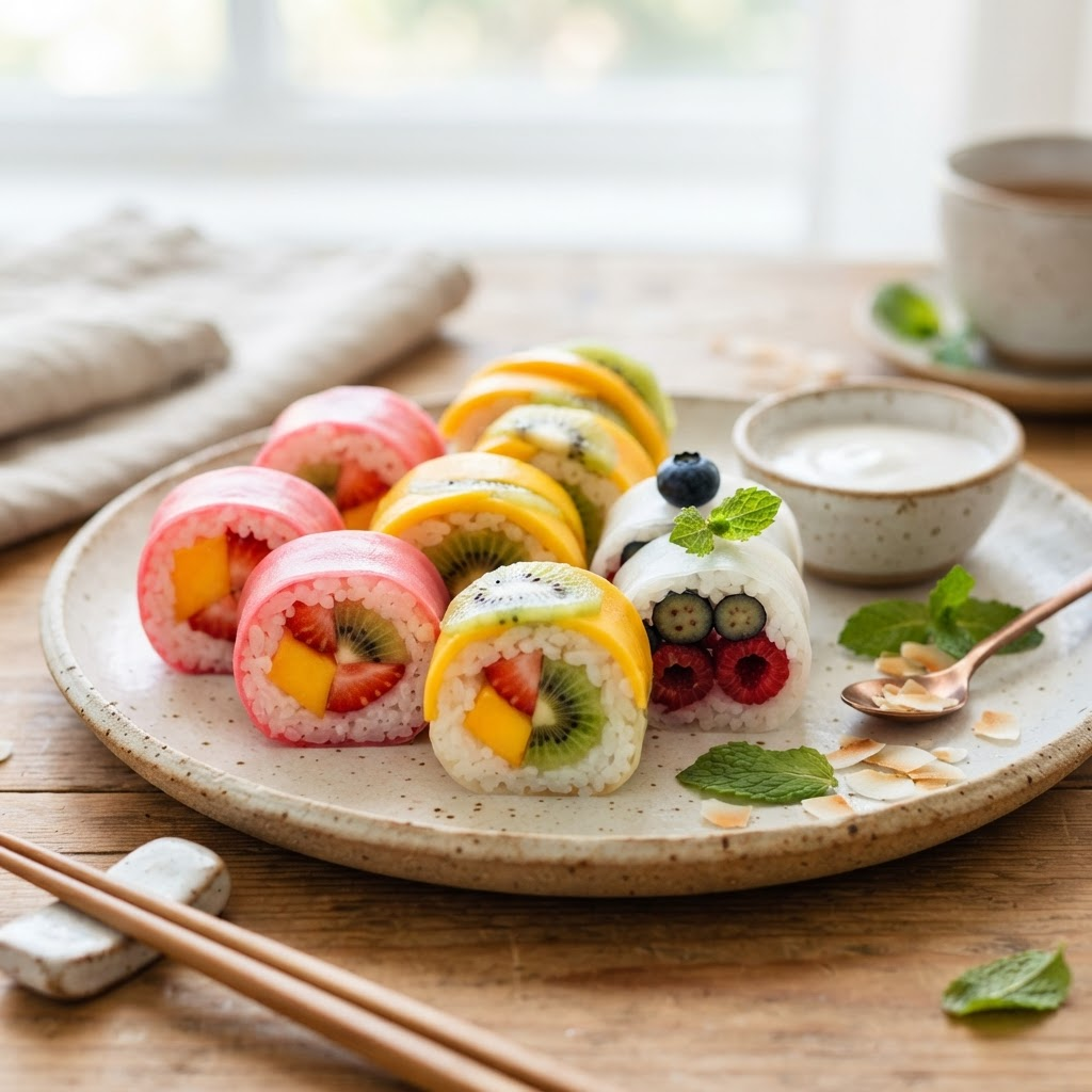 Frushi (Sushi de Fruta)